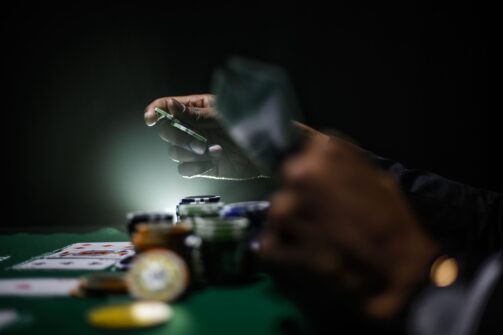 playing poker