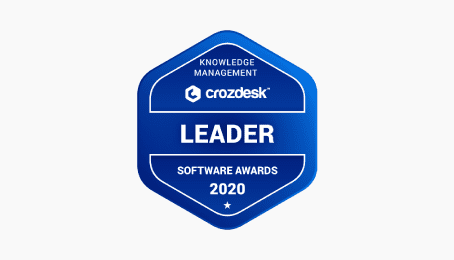 LiveAgent crozdesk leader knowledge management software 2020