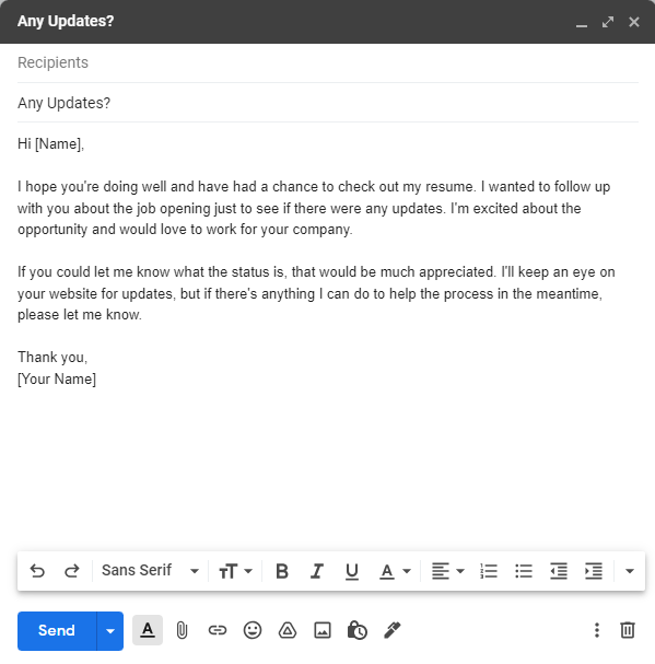 Outstanding Tips About Follow Up Email After Interview Template Entry 