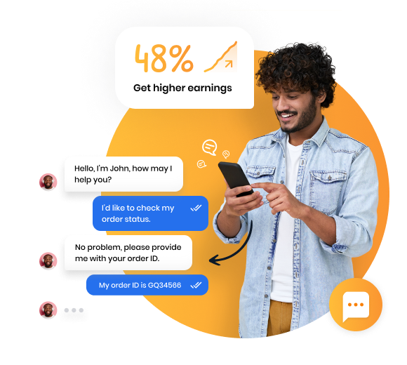 Get higher earnings with LiveAgent