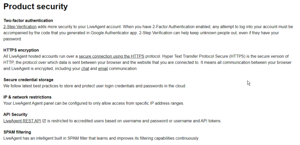 Examples of different security measures that can be taken to prevent vulnerabilities.