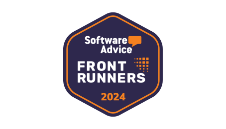 SoftwareAdvice Front Runner 2024 badge