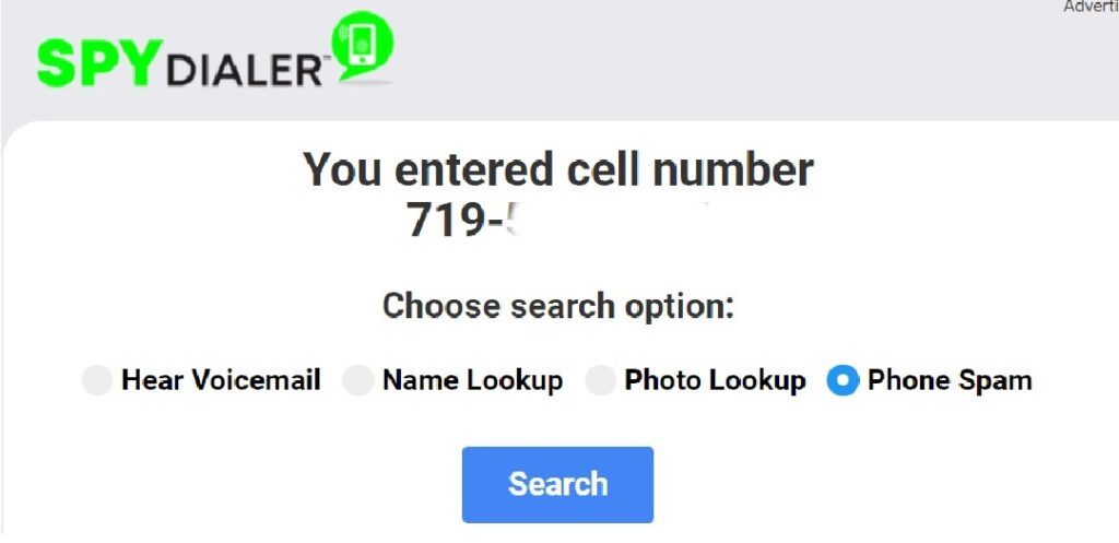 Spydialer Lookup